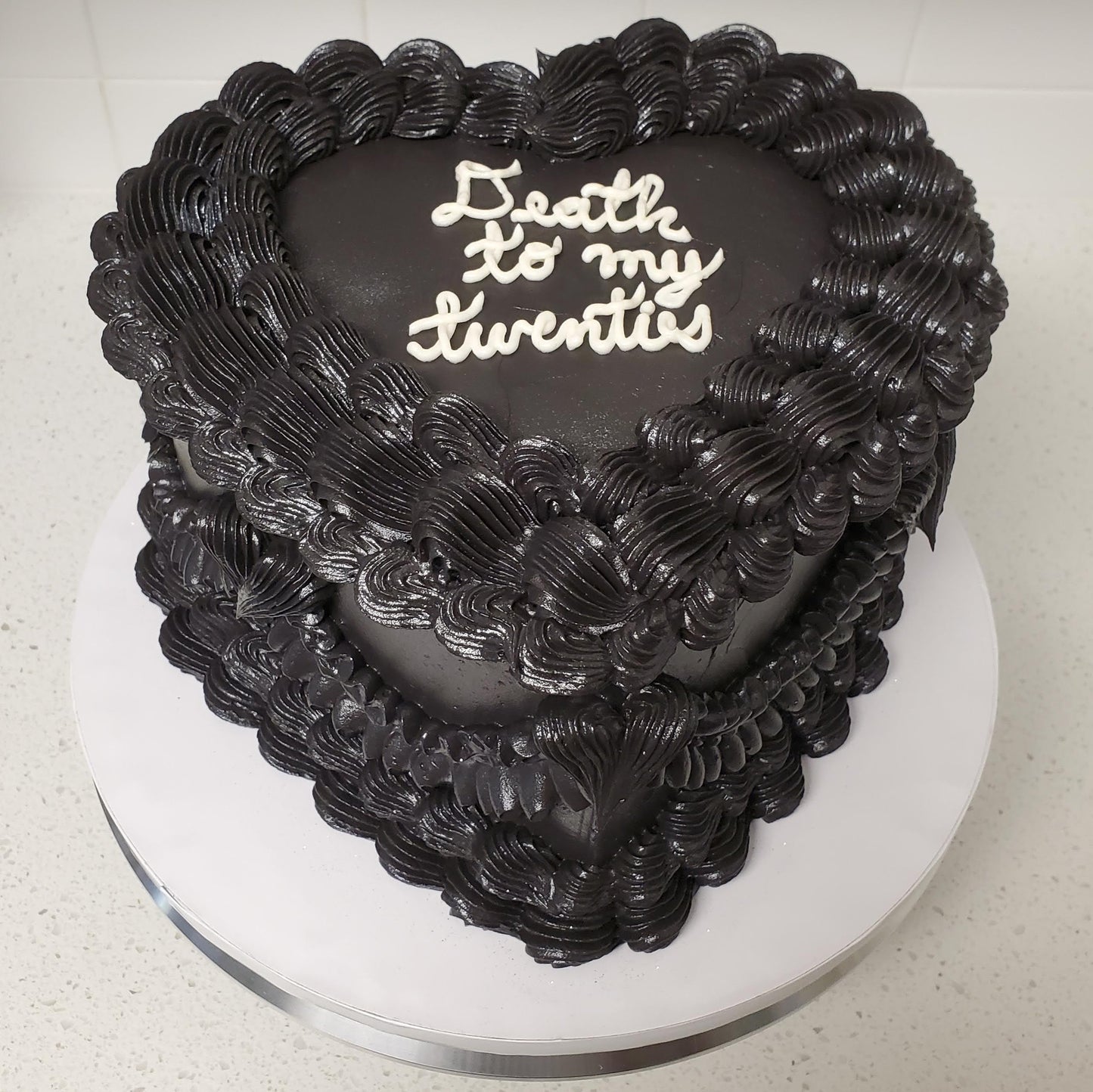 Custom Heart Cake