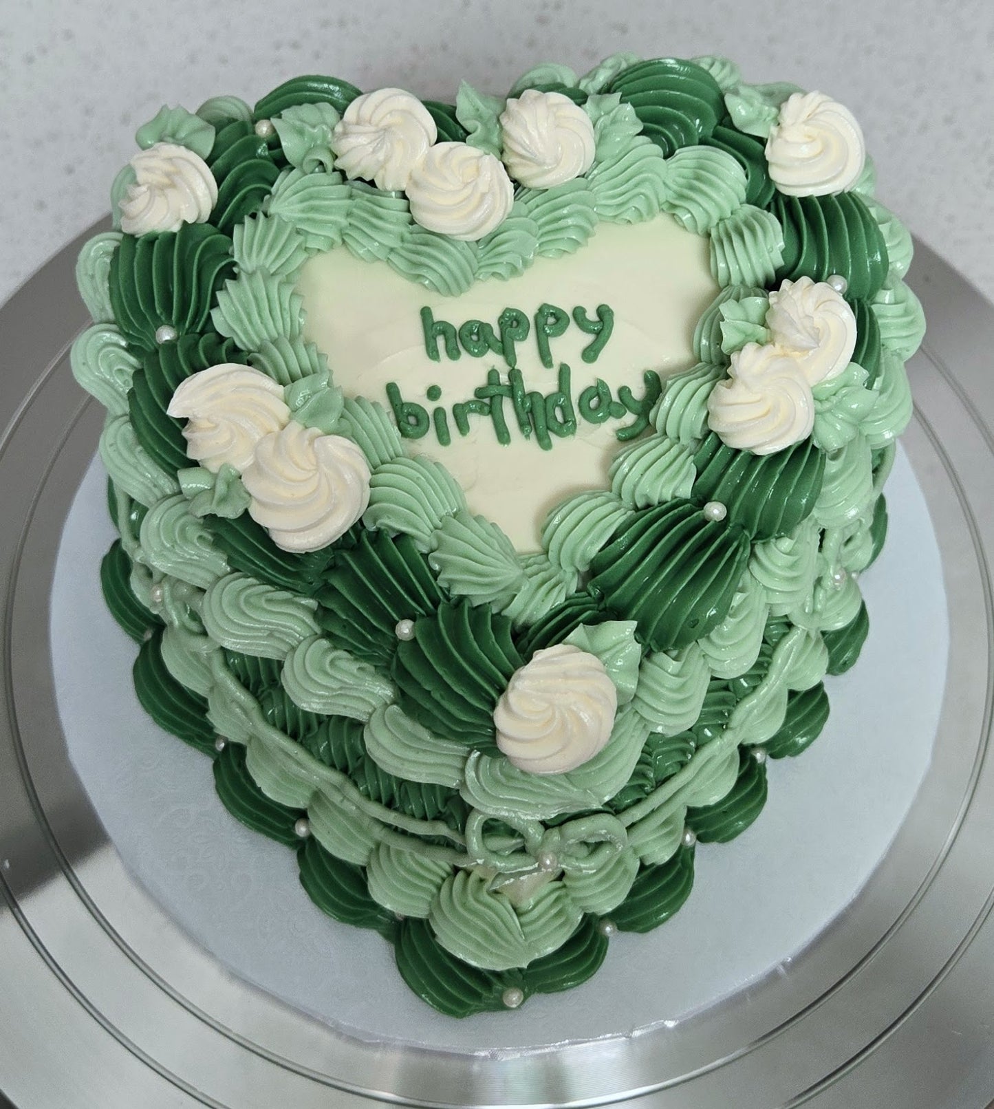 Custom Heart Cake