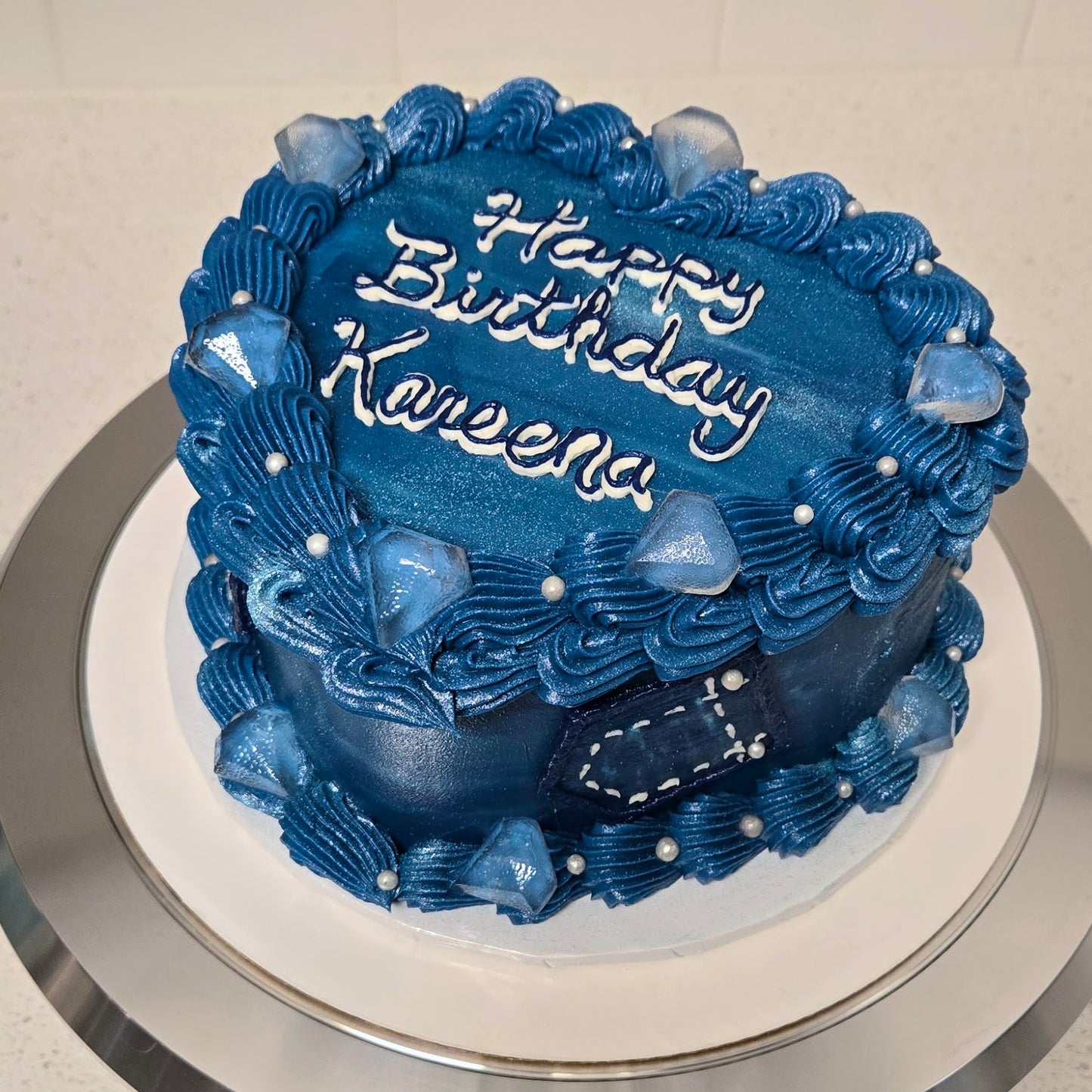 Custom Heart Cake