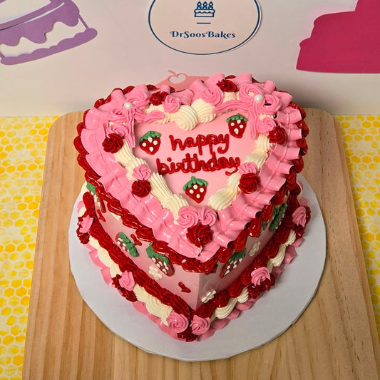 Custom Heart Cake