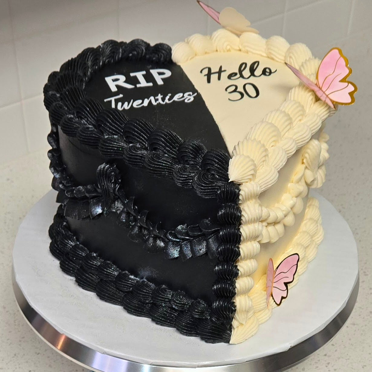Custom Heart Cake